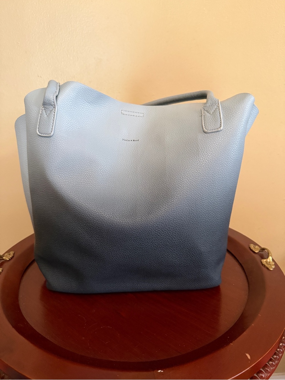 Pixie Mood Blue Ombre Leather Tote